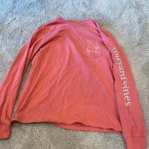 Vineyard vines pink long sleeve